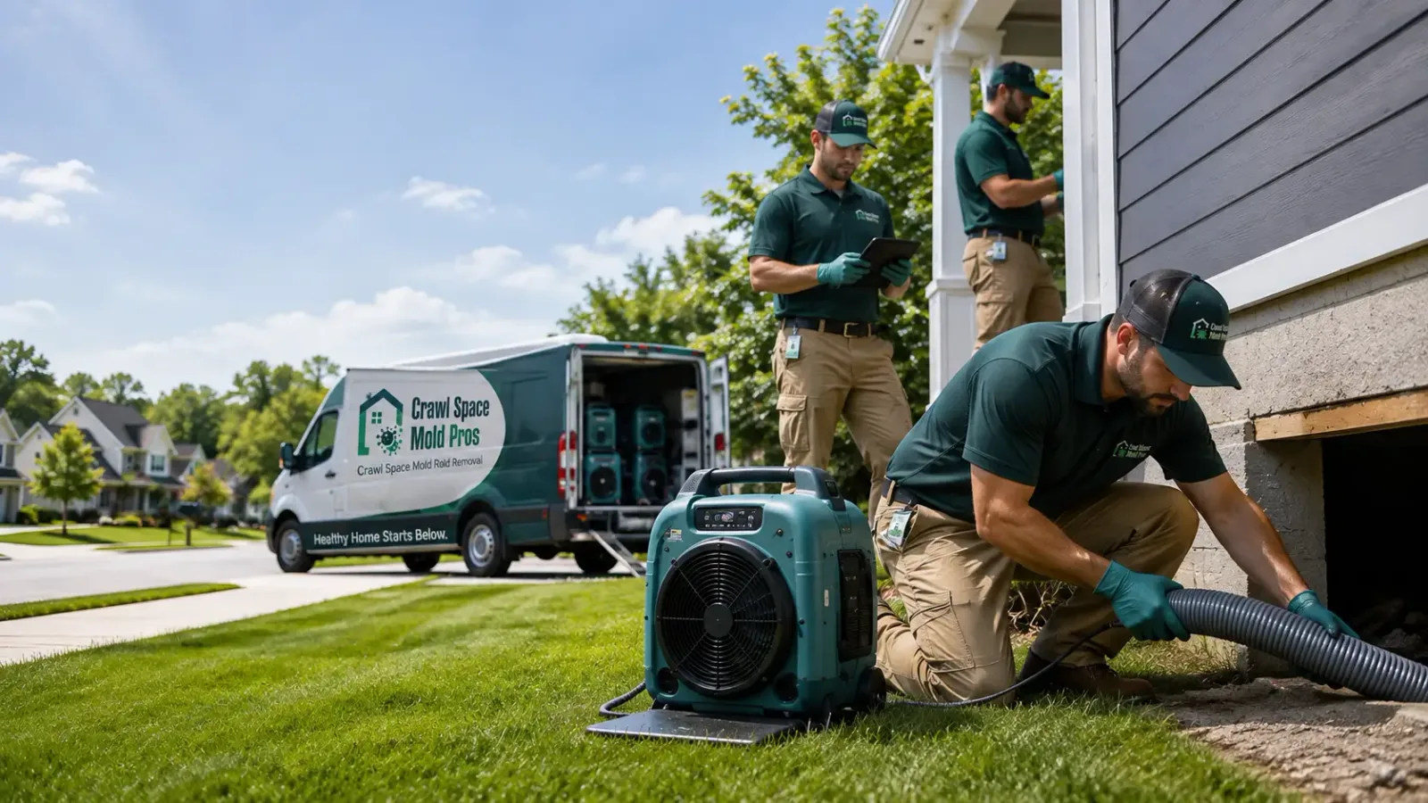 Crawl Space Mold Removal in Yale, MI